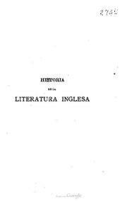 book Historia de la Literatura Inglesa — Los Contemporaneos