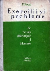 book Exerciții și probleme de ecuații diferențiale și integrale