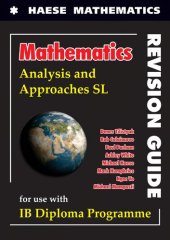 book Mathematics for IB Diploma Analysis and Approaches SL Revision Guide