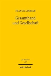 book Gesamthand und Gesellschaft: Geschichte einer Begegnung