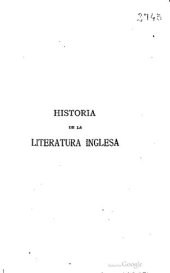 book Historia de la Literatura Inglesa — La Edad Clásica: La Restauración, Dryden, La Revolución, Addison