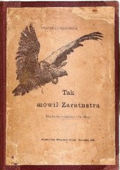 book Tak mówił Zaratustra