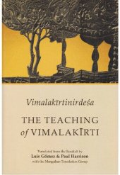 book Vimalakīrtinirdeśa The Teaching of Vimalakīrti