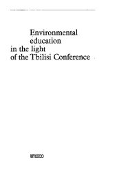 book Environmental Education in the Light of the Tbilisi Conference