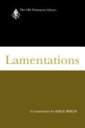 book Lamentations: A Commentary