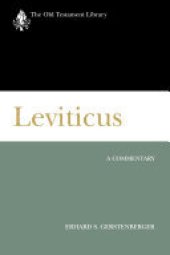 book Leviticus (OTL): A Commentary