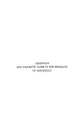 book Tradition and dramatic form in the Persians of Aeschylus