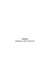 book Homer, Tradition and Invention