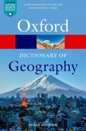 book A Dictionary of Geography