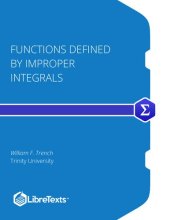 book Functions Defined by Improper Integrals