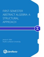 book First-Semester Abstract Algebra: A Structural Approach