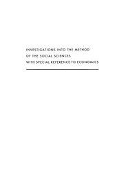 book Investigations into the Method of the Social Sciences with Special Reference to Economics (The Institute for Humane Studies series in economic theory)