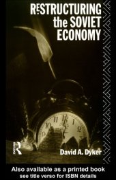 book Restructuring the Soviet Economy