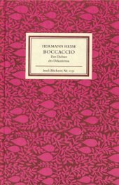 book Boccaccio. Der Dichter des Dekameron