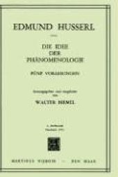 book Die Idee der Phanomenologie: Funf Vorlesungen