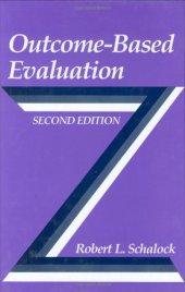 book Outcome-Based Evaluation (Second Edition)