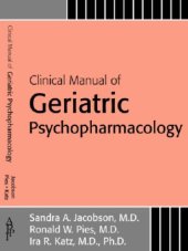 book Clinical Manual of Geriatric Psychopharmacology