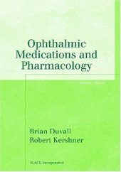 book Ophthalmic Medications and Pharmacology