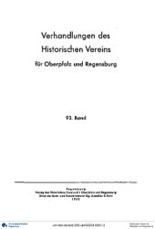 book Verhandlungen des Historischen Vereins für Oberpfalz und Regensburg