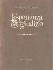 book Esperienza e giudizio. Ricerche sulla genealogia della logica pubblicate e redatte da Ludwig Landgrebe