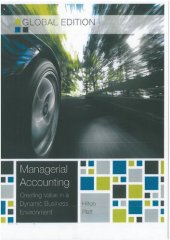 book Managerial Accounting: Creating Value in a Dynamic Business Environment