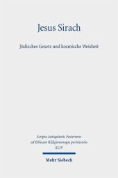 book Jesus Sirach, Jüdisches Gesetz und kosmische Weisheit