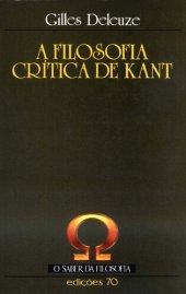 book A Filosofia Crítica de Kant