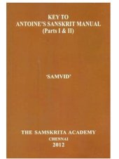 book Key to Antoine's Sanskrit Manual (Parts I & II)
