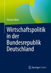 book Wirtschaftspolitik in der Bundesrepublik Deutschland