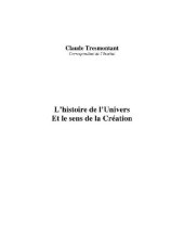 book L'histoire de l'univers et le sens de la création