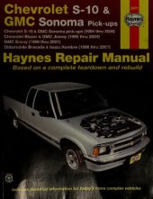 book Haynes Chevrolet S-10 & Blazer, GMC Sonoma, Jimmy & Envoy, Oldsmobile Bravada, Isuzu Hombre Automotive Repair Manual