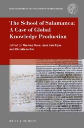 book The School of Salamanca: a case of global knowledge production