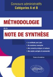 book Méthodologie de la note de synthèse