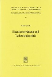 book Eigentumsordnung und Technologiepolitik: Eine systemvergleichende Studie zum sowjetischen Patent- und Technologierecht