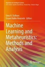 book Machine Learning and Metaheuristics: Methods and Analysis