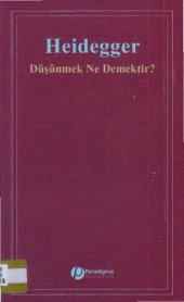 book Düşünmek Ne Demektir?