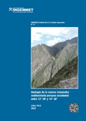 book Geología de la cuenca mesozoica sedimentaria peruana occidental entre 13° 30’ y 14° 30’. Dirección de Geología Regional