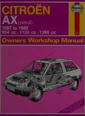 book Haynes Citroen AX (Petrol) Owners Workshop Manual