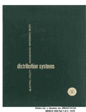 book Electric Utility Engineering Reference Book: Distribution systems