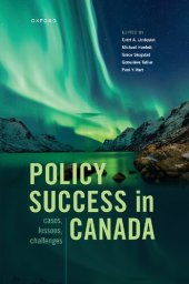 book Policy Success in Canada - Cases, Lessons, Challenges