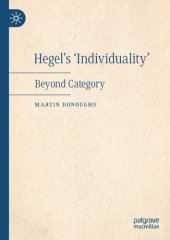 book Hegel's 'Individuality': Beyond Category