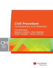 book Civil Procedure: Commentary and Materials