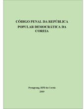 book Código Penal da República Popular Democrática da Coreia