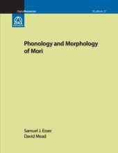 book Phonology and Morphology of Mori