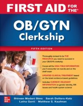 book First Aid for the OB/GYN Clerkship, Fifth Edition