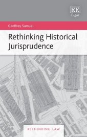 book Rethinking Historical Jurisprudence (Rethinking Law series)