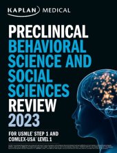 book Preclinical Behavioral Science and Social Sciences Review 2023: For USMLE Step 1 and COMLEX-USA Level 1