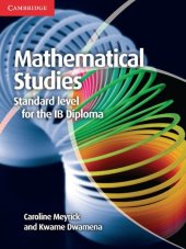 book Mathematical Studies Standard Level for the IB Diploma Coursebook SL