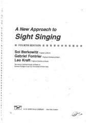 book A New Approach to Sight Singing