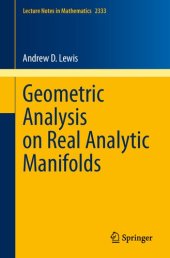 book Geometric Analysis on Real Analytic Manifolds